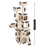 Fast Domestic Delivery Cat Tree Scratcher Animal Funny Scratching Post Climbing Tree Toy Activity Protecting Furniture Pet House