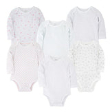 Kavkas New Baby Boys Bodysuit 6 PCS 3 PCS Long Sleeve Cotton Baby Boy Girl Clothes 0-3 months Newborn body bebe Clothing