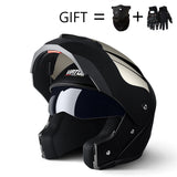 Professional Racing Helmet Modular Dual Lens Motorcycle Helmet Full Face Safe Helmets S M L