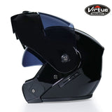 Professional Racing Helmet Modular Dual Lens Motorcycle Helmet Full Face Safe Helmets S M L