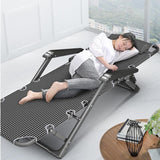 Lounge Chair Folding Lunch Break Nap Bed Balcony Home Leisure Portable Lazy Couch Single Backrest Chair Cool Chair Chaise - shopwishi 