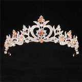Clear Crystal Princess Tiara Crown Bridal Wedding Bride Head Jewelry Accessories For Women Prom Corona Diadem Hair Ornaments