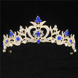 Clear Crystal Princess Tiara Crown Bridal Wedding Bride Head Jewelry Accessories For Women Prom Corona Diadem Hair Ornaments
