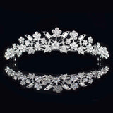 Clear Crystal Princess Tiara Crown Bridal Wedding Bride Head Jewelry Accessories For Women Prom Corona Diadem Hair Ornaments