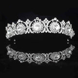 Clear Crystal Princess Tiara Crown Bridal Wedding Bride Head Jewelry Accessories For Women Prom Corona Diadem Hair Ornaments