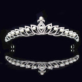 Clear Crystal Princess Tiara Crown Bridal Wedding Bride Head Jewelry Accessories For Women Prom Corona Diadem Hair Ornaments