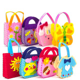 New Handicraft Toys for Children Pink Bag Girl Gift Fabrication DIY Toy Animal Handbag Arts Crafts Educational Toy