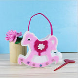 New Handicraft Toys for Children Pink Bag Girl Gift Fabrication DIY Toy Animal Handbag Arts Crafts Educational Toy