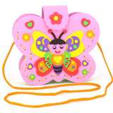 New Handicraft Toys for Children Pink Bag Girl Gift Fabrication DIY Toy Animal Handbag Arts Crafts Educational Toy