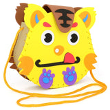 New Handicraft Toys for Children Pink Bag Girl Gift Fabrication DIY Toy Animal Handbag Arts Crafts Educational Toy