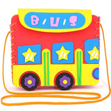 New Handicraft Toys for Children Pink Bag Girl Gift Fabrication DIY Toy Animal Handbag Arts Crafts Educational Toy