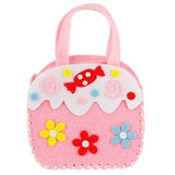 New Handicraft Toys for Children Pink Bag Girl Gift Fabrication DIY Toy Animal Handbag Arts Crafts Educational Toy