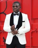 SZMANLIZI Mens Wedding Suit Italian Design Custom Made Black Smoking Tuxedo Jacket 3 Piece Groom Terno Suits For Men