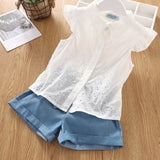 Humor Bear Girls Clothes Sets Children Clothing Brand Summer Fashion Students T-Shirt + Star Dress 2Pcs Suit Baby Kids Clothes