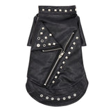 Leather Cat Jacket Warm Dogs Cat Clothes Coat Autumn Winter Pet Clothing