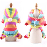 Dog Clothes Pajamas Fleece Jumpsuit Winter Dog Clothing