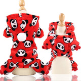 Dog Clothes Pajamas Fleece Jumpsuit Winter Dog Clothing