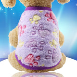 Dog Clothes Pajamas Fleece Jumpsuit Winter Dog Clothing