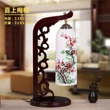 Chinese Style Restaurant Bar Cafe LED Vintage Desk Lamp Bedside Ceramic Table Lamps Nightstand Light Bedroom Lamp