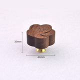 Wooden Brass Door Knobs for Cabinets