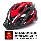 VICTGOAL Bike Helmet LED Lights Visors for Men Women Breathable Ultralight Sport Cycling Helmet MTB Mountain Road Bicycle Helmet