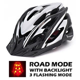 VICTGOAL Bike Helmet LED Lights Visors for Men Women Breathable Ultralight Sport Cycling Helmet MTB Mountain Road Bicycle Helmet