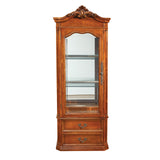 Classic Wooden Glass Dining Sideboard