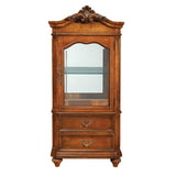 Classic Wooden Glass Dining Sideboard