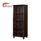 TV table living room furniture and coffee table wood and end table black WA381