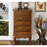 5 drawer chest for bedroom and living room store cabinet WA616