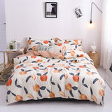 Solstice Stylish Black Flamingo Style Comforter Bedding Set 3/4pcs Bedclothes Sets Bed Linings Duvet Cover Bed Sheet Pillowcases