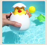 Children's play water beach toys baby bathroom swimming pool bath parent-child interactive shower water toy set
