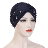 muslim cotton turban hijab bonnet arab wrap head turbans for women indian african turbans Twist headband turbante mujer