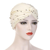 muslim cotton turban hijab bonnet arab wrap head turbans for women indian african turbans Twist headband turbante mujer