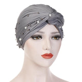 muslim cotton turban hijab bonnet arab wrap head turbans for women indian african turbans Twist headband turbante mujer
