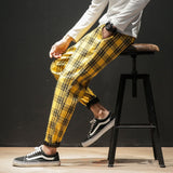 Japanese Streetwear Plaid Pants