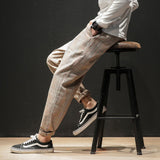 Japanese Streetwear Plaid Pants