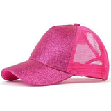 New Glitter Ponytail Baseball Caps Sequins Shining High Quality Fashion Womens Messy Bun Adjustable Snapback Hip Hop Hat