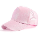 New Glitter Ponytail Baseball Caps Sequins Shining High Quality Fashion Womens Messy Bun Adjustable Snapback Hip Hop Hat