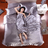 NEW 100% Pure Satin Silk Bedding Set for King sized beds