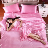NEW 100% Pure Satin Silk Bedding Set for King sized beds