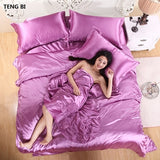 NEW 100% Pure Satin Silk Bedding Set for King sized beds