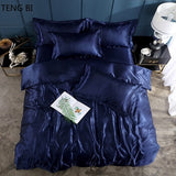 NEW 100% Pure Satin Silk Bedding Set for King sized beds
