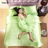 NEW 100% Pure Satin Silk Bedding Set for King sized beds