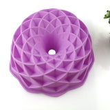 Silicone Big Cake Molds Flower Crown Shape Cake Bakeware Baking Tools 3D Bread Pastry Mould Pizza Pan DIY Birthday Wedding Party