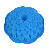 Silicone Big Cake Molds Flower Crown Shape Cake Bakeware Baking Tools 3D Bread Pastry Mould Pizza Pan DIY Birthday Wedding Party