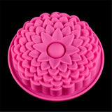 Silicone Big Cake Molds Flower Crown Shape Cake Bakeware Baking Tools 3D Bread Pastry Mould Pizza Pan DIY Birthday Wedding Party