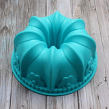 Silicone Big Cake Molds Flower Crown Shape Cake Bakeware Baking Tools 3D Bread Pastry Mould Pizza Pan DIY Birthday Wedding Party
