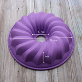 Silicone Big Cake Molds Flower Crown Shape Cake Bakeware Baking Tools 3D Bread Pastry Mould Pizza Pan DIY Birthday Wedding Party