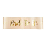 Wedding Decorations Bridal Shower Wedding Veil Team Bride To Be Satin Sash Bachelorette Party Girl Hen Party Decoration Supplies